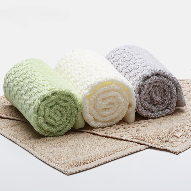 Home Textiles Face Towel - 1 adet yumuşak saf pamuklu el