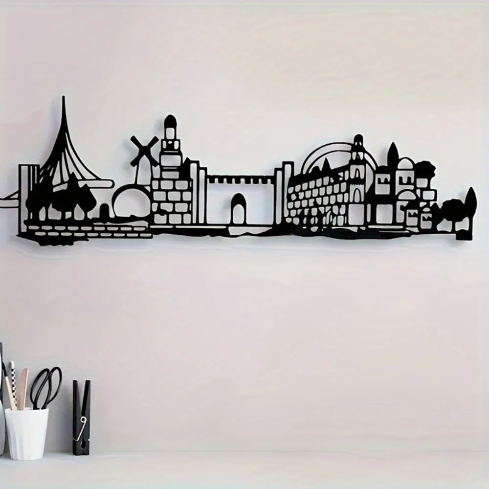 Home & Hotel Textiles Private Limited - CIFBUY Demir Duvar Sanatı Kudüs Manzarası