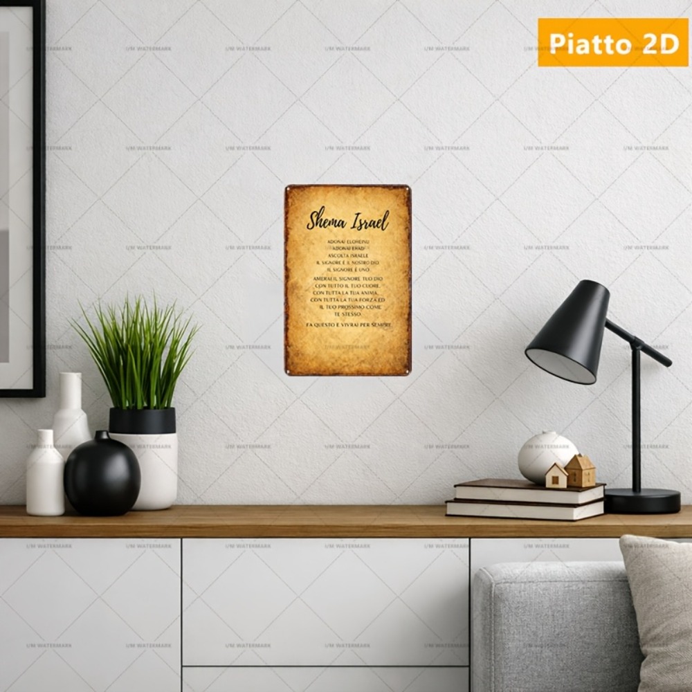 Home & Hotel Textiles Private Limited - CIFBUY İbranice Kutsal Yazı Alüminyum Duvar