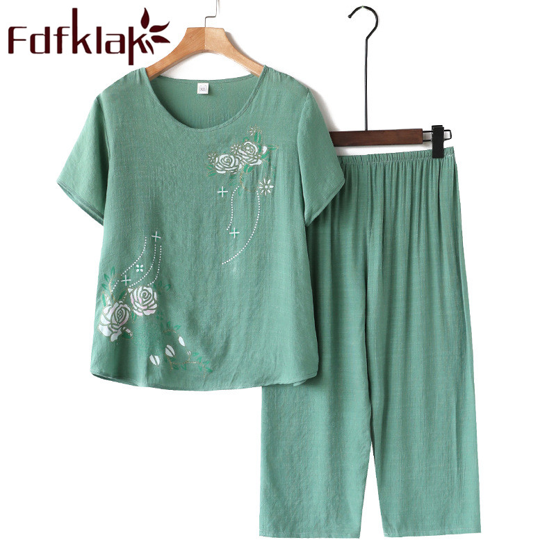 Linum Home Textiles - Kadın pijama ev giysileri artı boyutu