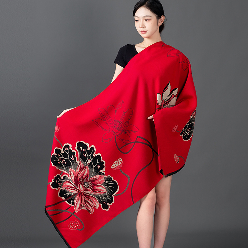 Kadın Kış Şal Kaşmir Eşarp Çiç - Home Textiles Blanket incelemesi ve fiyatı