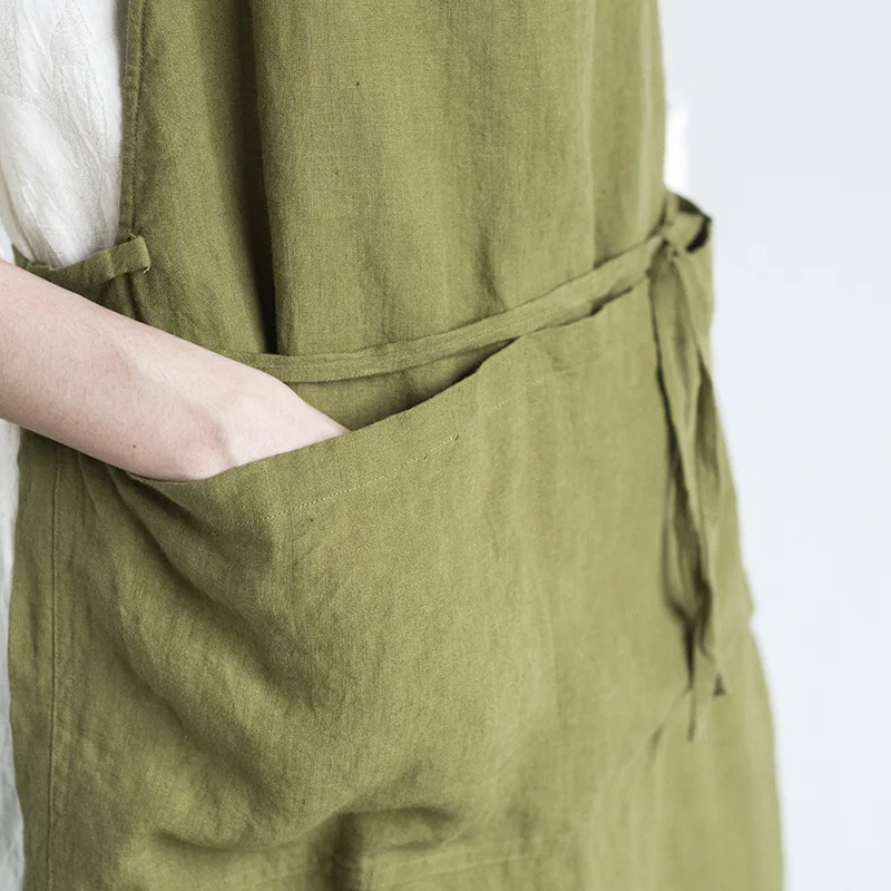 %100 Saf Keten Önlük Düz Renkl - Linum Home Textiles incelemesi ve fiyatı
