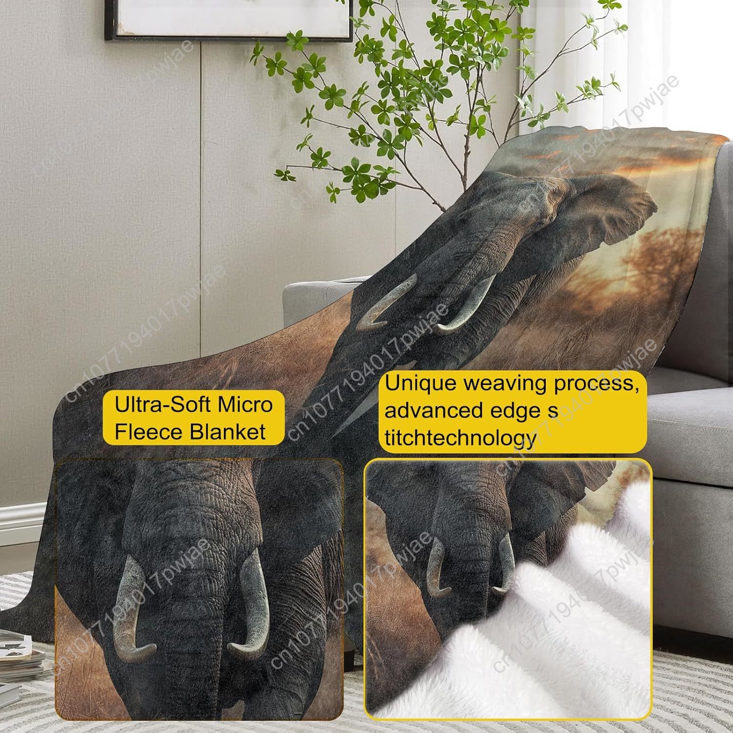 Fil Polar Battaniyesi, Gerçekç - Home Textiles Blanket incelemesi ve fiyatı